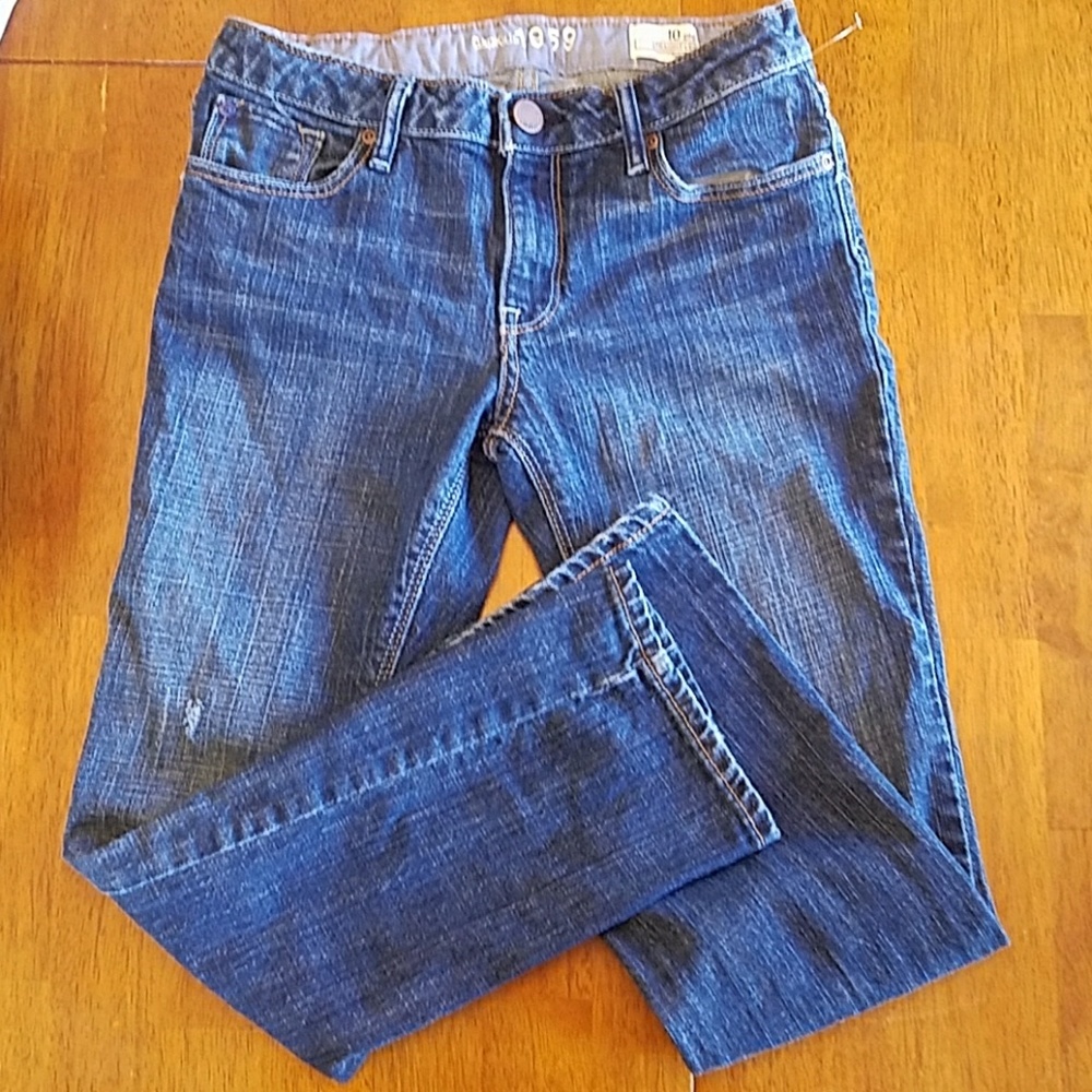Girls Plus Size 10 Gap Straight Leg Jeans.